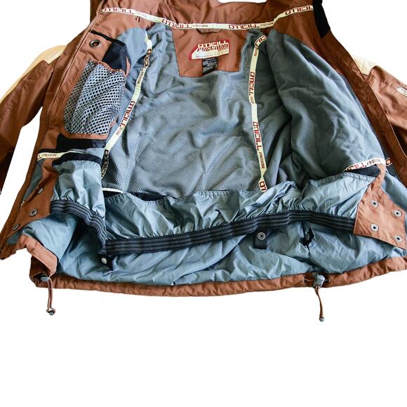 O'neill Freedom series Women's Brown puffer Ski Jacket size P/ Small - Picture 4 of 8